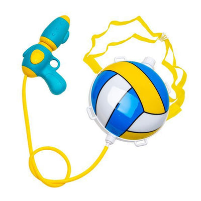 Pistola Ad Acqua Con Zainetto A Forma Di Pallone Volley Da 1.5 Lt Gioco Bambini 6722110