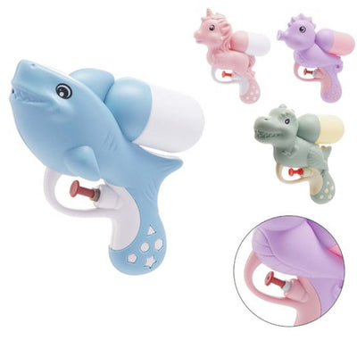 Mini Pistola A Spruzzo D'acqua Per Bambini Animaletti Gioco Combattimenti 14x12cm 618557