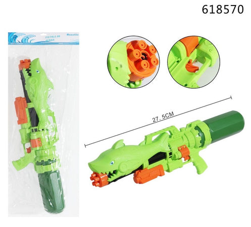 Pistola Ad Acqua Squalo Giocattolo Per Bambini Estate Grande Capacità 27.5cm 618570