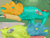 Pistola Ad Acqua Per Bambini A Forma Di Dinosauro Triceratopo 28.5cm Gioco Estivo 618571