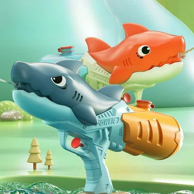 Pistola Ad Acqua Giocattolo Per Bambini Gioco Estate A Forma Di Squalo 23.5cm 618555