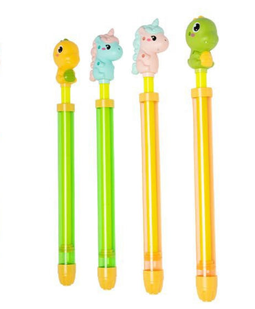 Tubo Spara Acqua Spruzzatore Manico Forma Dinosauro Unicorno 38x3cm Gioco Estivo 6559063