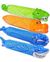 Tubo Cannone Spara Acqua 33x5cm Forma Animale Con Motivi Misti Gioco Bambini 6559073