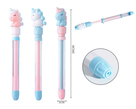 Pistola Ad Acqua Per Bambini Estate Spiaggia Gioco Design Con Unicorno 36x3cm 618577