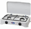 CFParker Fornello 2 Fuochi a Gas Gpl / Metano per Uso Esterno Modello Mediterraneo Made in Italy - 5326BGPMED