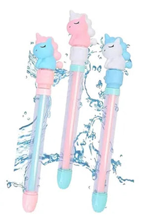 Pistola Ad Acqua Per Bambini Estate Spiaggia Gioco Design Con Unicorno 48x3cm 618578