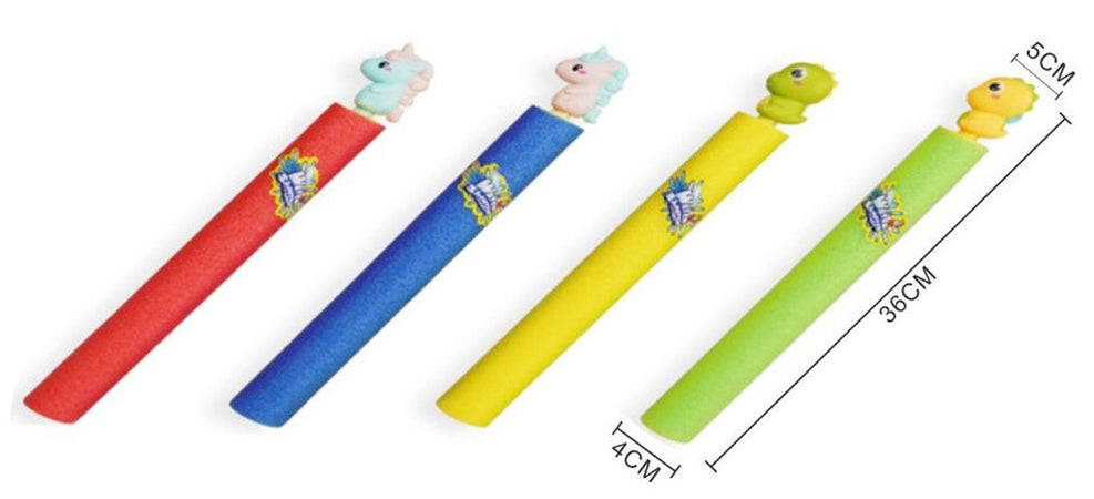 Pistola Pompa Acqua 36cm Schiuma Spruzzatore Con Dinosauri Unicorni Gioco Estivo 618574