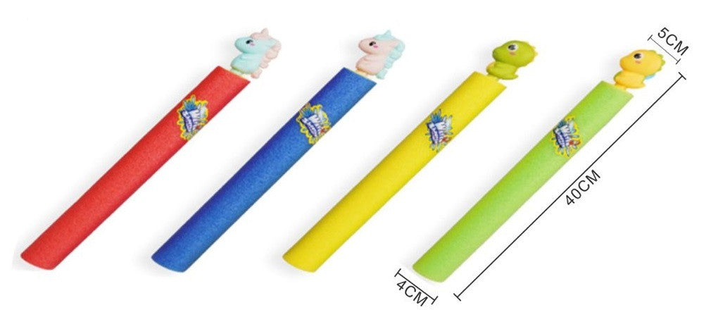 Pistola Pompa Acqua 40 Cm Schiuma Spruzzatore Con Dinosauri Unicorni Gioco Estivo 618575