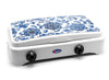CFParker Fornello 2 Fuochi a Gas Gpl / Metano per Uso Esterno Modello Mediterraneo Made in Italy - 5326BGPMED