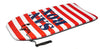 Tavoletta Mare Eps 94cm Surf Bodyboard Stripe Righe Con Scritta Con Corda Caviglia 3501034