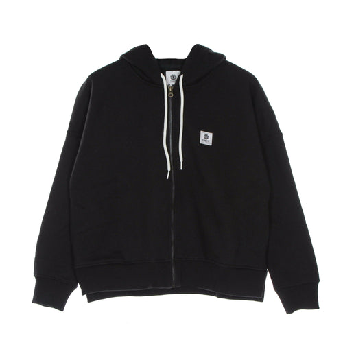 ELEMENT Felpa Cappuccio Zip Donna Lyngdall Zip Hoodie Flint Black da donna