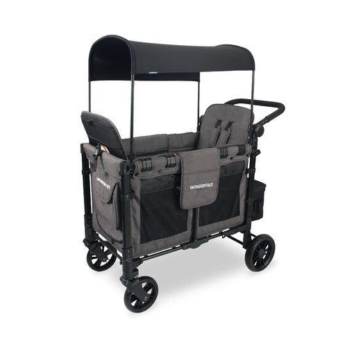 Passeggino Elite doppio - Grigio Wonderfold