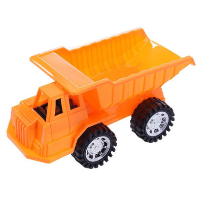 Camion Giocattolo Arancione Con Cassone Ribaltabile Per Bambini Spiaggia 11x23cm 258260