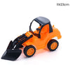 Trattore Con Pala Scavatrice Arancione 11x23cm Giocattolo Per Bambini In Plastica 258286