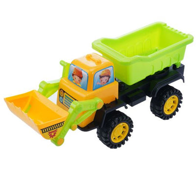 Grande Camion Ruspa Di Plastica Con Ruote Pala Escavatrice Giocattolo 29x20cm 258302