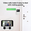 Videocitofono Wireless Telecamera Schermo Ips 4,3 Visione Notturna Audio Bidirezionale