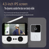 Videocitofono Wireless Telecamera Schermo Ips 4,3 Visione Notturna Audio Bidirezionale