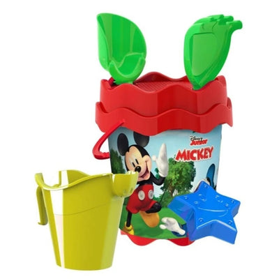 Set Secchiello Mare Topolino Con Accessori Spiaggia Estate Bambini Mickey 17cm 256351