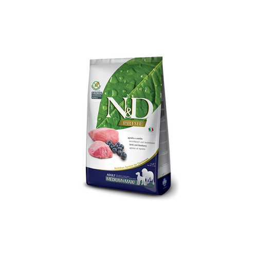 Farmina N&D Prime mangime secco Cani Adulti Medium Maxi agnello e mirtillo