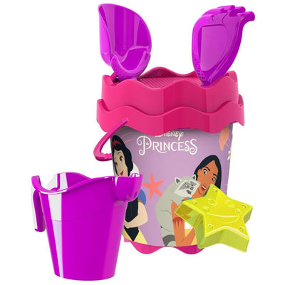 Secchiello Mare Princess Con Accessori Spiaggia Estate Per Bambini Principesse 17cm 256368