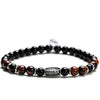 GERBA - Bracciale Da Uomo Stone Red And Black