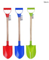 Pala Da Spiaggia Mare Giardino Gioco Vanga Colorata Con Manico In Legno 54cm 618563