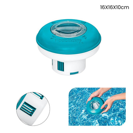 Dispenser Dosatore Per Cloro Galleggiante Da 16.5cm Trattamento Acqua Piscina 58769