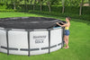 Telo Copripiscina Telone Copertura Piscina Con Struttura 366cm Con Fori Drenaggio 58037