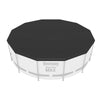 Telo Copripiscina Telone Copertura Piscina Con Struttura 366cm Con Fori Drenaggio 58037