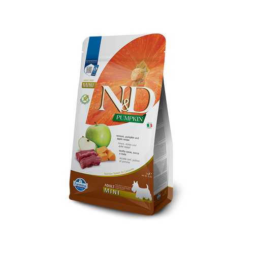 Farmina N&D Pumpkin mangime secco Cani Adulti Mini cervo e mela 2 kg
