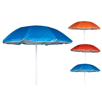 Ombrellone Per Spiaggia Mare Da 180 Cm 8 Stecche In Tessuto Tnt A Tinta Unita 6699056