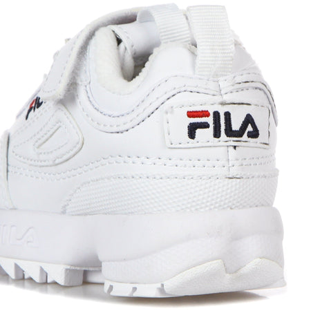 FILA Scarpa Bassa Bambino Disruptor e Infants White da bambino