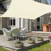 Tenda Vela Ombreggiante Parasole Da Esterno Terrazze Giardino Patio Quadrata 4 X 4 Mt