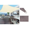 Tenda Vela Ombreggiante Parasole Da Esterno Terrazze Giardino Patio Quadrata 4 X 4 Mt