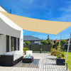 Tenda Vela Ombreggiante Parasole Da Esterno Terrazze Giardino Rettangolare 2x3mt 6625046