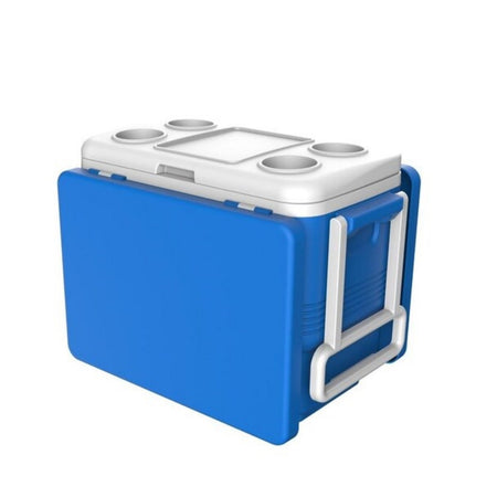 Frigo Passivo Portatile 45lt Con Tavolo Pieghevole Per Campeggio Picnic Spiaggia 286512