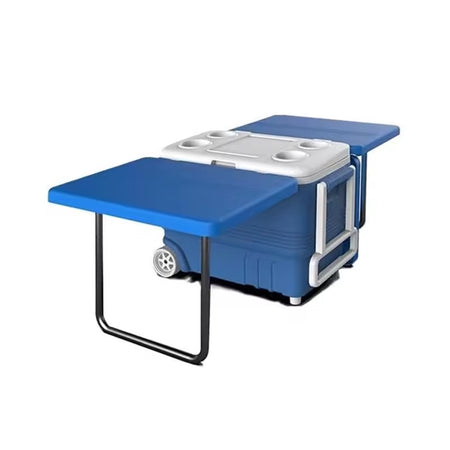 Frigo Passivo Portatile 45lt Con Tavolo Pieghevole Per Campeggio Picnic Spiaggia 286512
