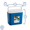 Borsa Frigo Passivo Portatile Grande Blu 24lt Isolata Per Campeggio Viaggio Picnic 860010
