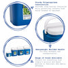 Borsa Frigo Passivo Portatile Grande Blu 30lt Isolata Per Campeggio Viaggio Picnic 860119