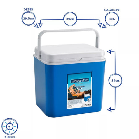 Borsa Frigo Passivo Portatile Grande Blu 30lt Isolata Per Campeggio Viaggio Picnic 860119