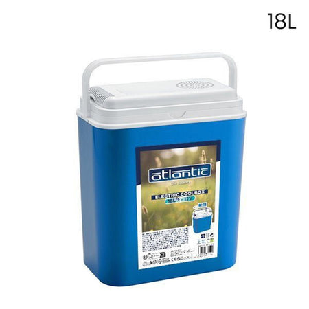 Frigorifero Elettrico 12v 18lt Borsa Termica Blu/bianco Per Viaggi Picnic Campeggio 860195