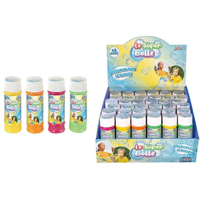 Bolle Di Sapone Confezione Da 36 Pz Flaconi 60 Ml Colorati Per Gioco Bambini 807618