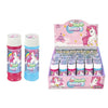 Bolle Di Sapone Confezione Da 36 Pz Flaconi 60 Ml Unicorno Per Gioco Bambini 807595