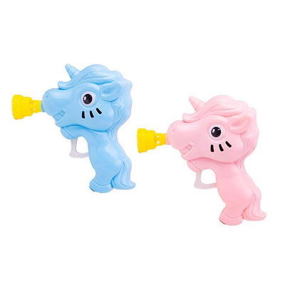 Pistola Spara Bolle A Forma Di Unicorno Da 50ml Giocattolo Per Bambini 2 Colori 6560324