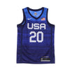 NIKE NBA Canotta Basket Uomo Nba Jersey Limited Road Team Usa Obsidian/white da uomo