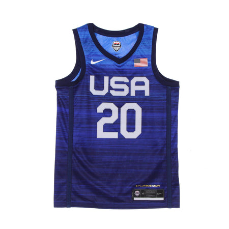 NIKE NBA Canotta Basket Uomo Nba Jersey Limited Road Team Usa Obsidian/white da uomo