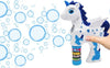 Pistola Spara Bolle Unicorno Con Luci Suoni 2 Flaconi Di Ricarica 50ml 3 Colori 6726067