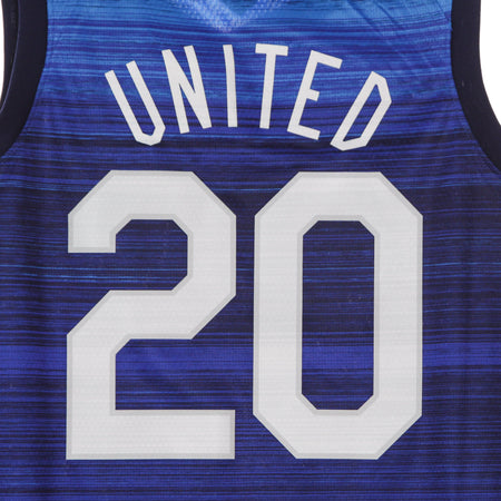 NIKE NBA Canotta Basket Uomo Nba Jersey Limited Road Team Usa Obsidian/white da uomo