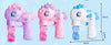Pistola Spara Bolle A Forma Di Pony Con 2 Flaconi Di Ricarica Da 50 Ml 3 Colori 6726065