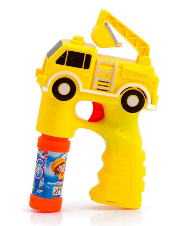Pistola Spara Bolle A Forma Di Camion Giallo Con 2 Flaconi Di Ricarica Da 50 Ml 6760247
